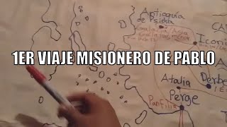 Primer viaje misionero de Pablo el apóstol [upl. by Etteroma]