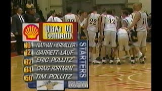 OttawaGlandorf vs Fostoria 2004 OHSSA Boys Basketball District SemiFinal [upl. by Rebmat]