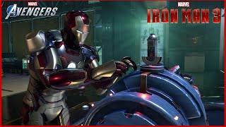 Iron Man Finds Pym Particles With The MCU MK 42  Marvels Avengers 4K 60fps [upl. by Kramnhoj372]