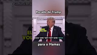 Trump fala sobre os sequestrados israel hebraico [upl. by Ayanej]