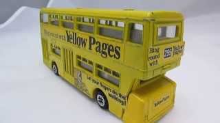 DINKY TOYS ATLANTEAN BUS MADE IN ENGLAND YELLOW PAGES [upl. by Aititel]