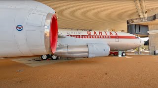 Tour through the unique Boeing 707 made just for QANTAS on display in Longreach [upl. by Nylirak]