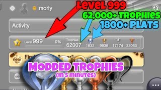 2024 How to mod trophies on your Playstation account MAX LEVEL  In under 5 Minutes [upl. by Atiuqan]