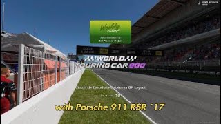 GT7  World Touring Car 800  Porsche 911 RSR  Barcelona GP Circuit  10 laps [upl. by Ellac]