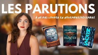 Les SORTIES LIVRESQUE de NovembreDécembre à ne PAS LOUPER ✍🏻🗓️ [upl. by Diamond]