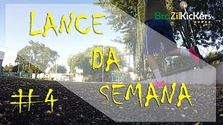 LANCE DA SEMANA 4  Acertando o travessão por trás do gol [upl. by Nosecyrb]