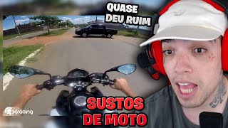 Até eu assustei com esse vídeo  SUSTOS DE MOTO EP 143 [upl. by Mountfort]