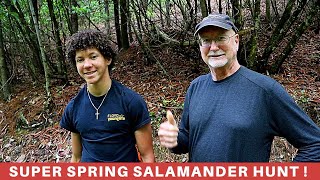 Join me and KG on a rewarding spring salamander foray [upl. by Bourgeois299]