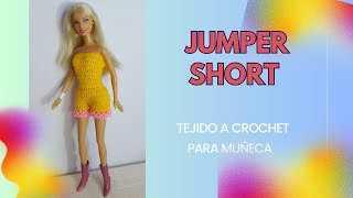 JUMPER TEJIDO A CROCHET PARA MUÑECA BARBIE [upl. by Ecilahc]