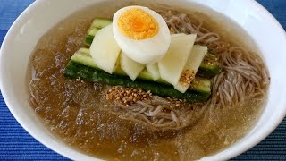 Cold noodle soup Mulnaengmyeon 물냉면 [upl. by Fayola449]