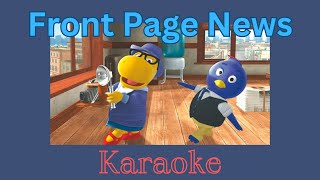 Front Page News Karaoke  Backyardigans Background Tracks [upl. by Ettenot317]