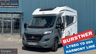 Burstner Lyseo TD 684 G Harmony Line Motorhome for sale at Camper UK [upl. by Ber]