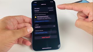 Compromised Passwords iPhone What to Do [upl. by Retrac609]