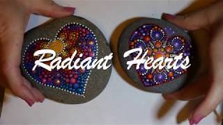 How to paint dot mandalas with Kristin Uhrig 52 Radiant Hearts [upl. by Yert533]