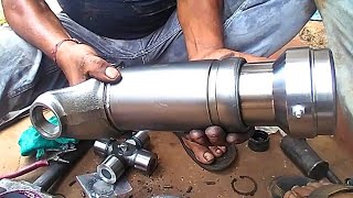 MAKING EASY to Assemble Yoke Shaft amp Universal Joint of Driver Shaft tata [upl. by Bernard531]