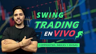 🔴 Trading En Vivo Forex Commodities Acciones Swing Trading [upl. by Aninahs]