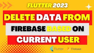 How to delete data from firebase firestore flutter tutorial 2023 [upl. by Lechner]