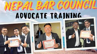 Nepal Bar Council को 3 Days Advocate training  Finally license Aayooooo 😁 [upl. by Lotsyrc]