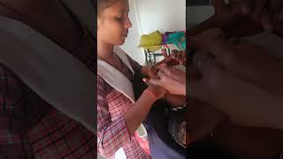 Facial step by step students ko batate hue [upl. by Adnim]