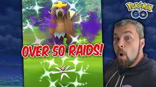 Over 50 Shiny Shadow Entei amp Kartana Raids 8 Shinies Caught Pokémon GO [upl. by Emarie500]