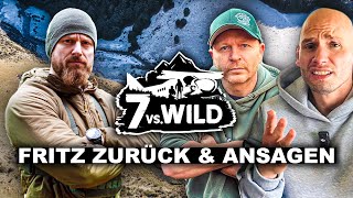 7 vs Wild  FRITZ ZURÜCK und HARTE ANSAGEN unter den TEILNEHMERN und der SZENE [upl. by Analaj]