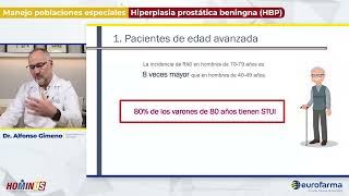 Hiperplasia Prostática Benigna HPB Manejo en poblaciones especiales [upl. by Wilmette]