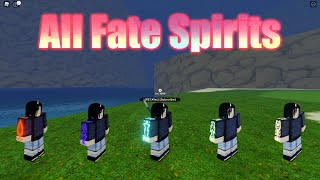 All Fate Spirits  Spawn location  Showcase   Shindo Life 2 [upl. by Jamesy854]