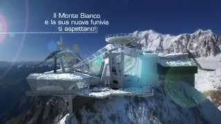 Skyway Monte Bianco  The new Mont Blanc cable car [upl. by Ttebroc]