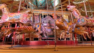 89 key Gavioli fairground organ amp gallopers  Thursford Steam Gala 2023 [upl. by Aldo]