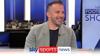 Alessandro Del Piero on Man Uniteds next manager Juventus season so far amp Italys World Cup hopes [upl. by Annawak]