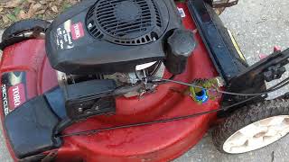 2012 Toro Recycler lawn mower is leaking fuel Part Two [upl. by Azilem]