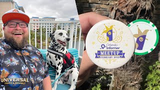 Orlando Informer Meetup  Universal Studios  Unlimited Free Food  Loews Sapphire Falls Resort [upl. by Anaile]