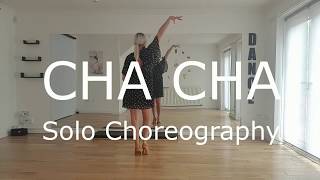 CHA CHA Solo Choreography BallroomampLatin Dance Lesson [upl. by Stella]