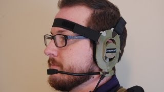 ZTactical Bowman Style Headset with Wireless PushToTalk PTT System  AirsoftPeak [upl. by Smitty]