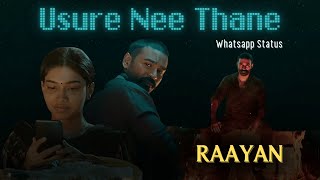 Usure Nee Thane  Whatsapp Status  Piano Version  Raayan  A R Rahman  Dhanush  MS Dharani [upl. by Ahsienar]