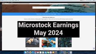 Stock Photography  Microstock Earnings  May 2024 [upl. by Emyam162]