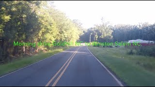 NORTH CAROLINA BACKROADS  Morning drive Goldhill NC to Winston Salem NC  ASMR [upl. by Beltran]