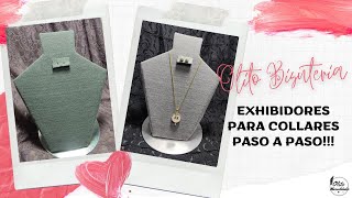 EXHIBIDOR PARA COLLARES PASO A PASO👌 [upl. by Pansy614]