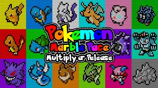 Multiply or Release  Pokemon Teams  Algodoo Marble Race [upl. by Narud]