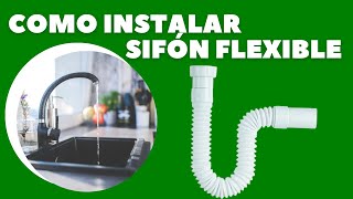 ✅ COMO INSTALAR SIFÓN FLEXIBLE FÁCIL [upl. by Rena]