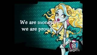 Monster High  We are monsters Lyrics [upl. by Ennaesor]