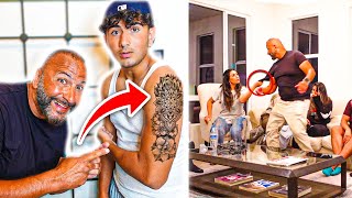 I GOT A REAL LIFE TATOO PRANK ON MOM [upl. by Skyler829]