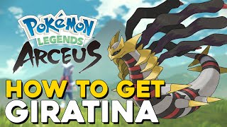 Pokemon Legends Arceus How To Get Giratina Legendary Pokemon Location [upl. by Flanders]