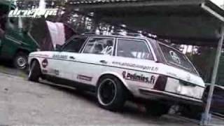 DRIFT Diesel Mercedes W123 with SCANIA turbine [upl. by Getter]