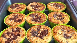 🧁PROTEÍNOVÉ MUFFINY BEZ MOUKY A CUKRU KTERÉ JSOU OPRAVDU 🔝 MUFFINY RECEPT BAKLAZAN TV [upl. by Annert]