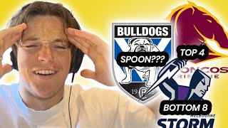 REACTING to my 2024 NRL Ladder Predicition [upl. by Hastie651]