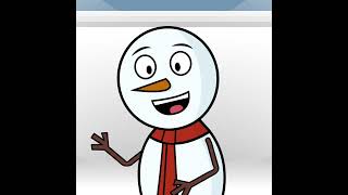 Funny animated Memes  tiktok viral funny video snowman funny shorts viraltiktokanimation [upl. by Renat725]