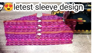 💕 trending sleeve design hand design cutting and stitching baju designs viralvideo trendingvideo [upl. by Anneirb]