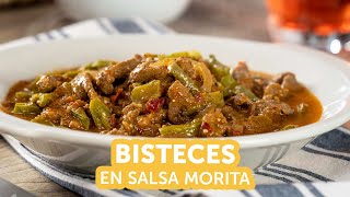 Bisteces en Salsa Morita  Kiwilimón [upl. by Cynde]