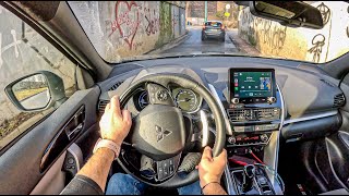 2024 Mitsubishi Eclipse Cross RalliArt 24 Plug 188HP 0100 POV Test Drive 1941 Joe Black [upl. by Moina859]